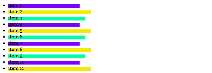 Die Breite und Farbe des Hintergrundbilds ändert sich basierend auf den benutzerdefinierten Eigenschaften